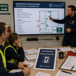 Guide pratique — préparer un exercice d’évacuation